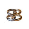 Bague 56.5 CARTIER - Bague "Puzzle" - or jaune et or blanc 58 Facettes