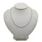 Collier Chaine or blanc 18 carats 58 Facettes