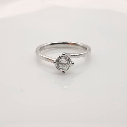 Bague 53 Solitaire Or et Diamant 58 Facettes