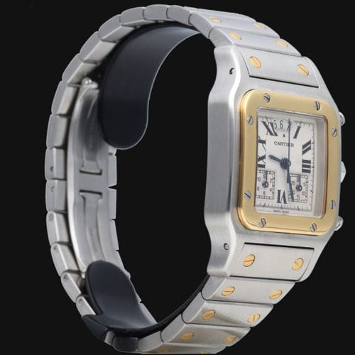 Montre Cartier Montre Santos Galbee Chronograph 58 Facettes MT42322