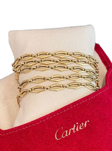 Halsband CARTIER « c Från Cartier » i 18k gult guld
