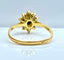 Bague 54 Bague marguerite en or jaune 18 carats, saphir et diamants 58 Facettes AB529