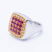 Bague 53 Gold Ring with Diamonds and Rubies 58 Facettes N102920EJ