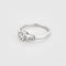 Bague 54 Bague en or blanc et diamants 58 Facettes LJ25