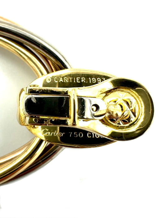 CARTIER. Orecchini vintage in oro 18 carati 3