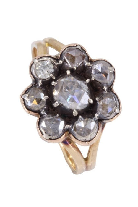 BAGUE MARGUERITE DIAMANTS NAPOLÉON III 58 Facettes 095651