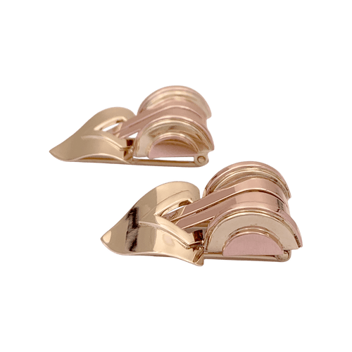 Clips vintage Tiffany & Co., ou jaune, ou rose. 58 Facettes 34597