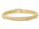 Bracelet Bracelet maille américaine en or jaune 58 Facettes 33431
