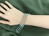 Bracelet Bracelet en or blanc avec diamants 58 Facettes 3047