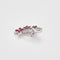 Boucles d'oreilles Boucles d'oreilles fleur diamants et rubis 58 Facettes 2922
