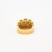 Bague 51 Bague or jaune pavage diamants 58 Facettes