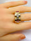 Bague 60 Bague TANK or jaune diamants 58 Facettes AB603