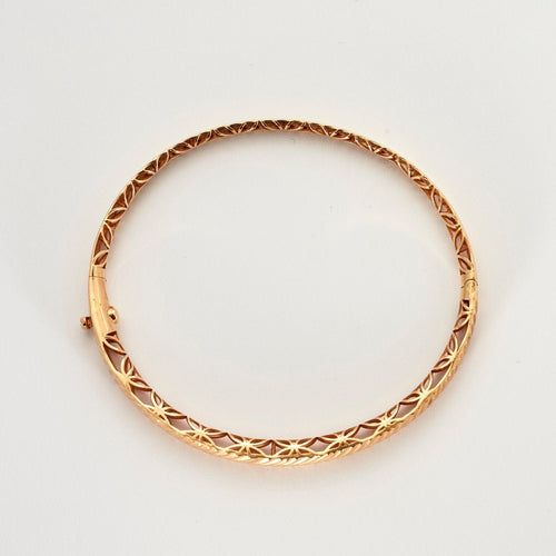 Bracelet Bracelet or rose cisellé 58 Facettes LP418