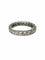 Bague 50 Alliance tour complet or blanc et diamants 0,23 ct 58 Facettes 00070701