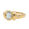 Bague 50 Bague  Or jaune Aigue marine, Diamant 58 Facettes 3088690CN