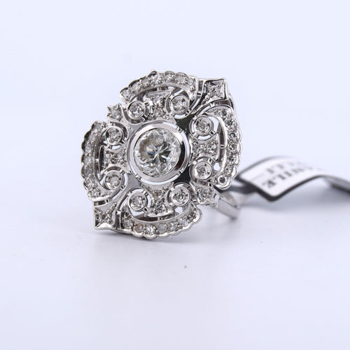 Bague 62 Bague Art Déco 58 Facettes