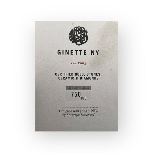 Collier Collier Or rose Coeur Ginette NY 58 Facettes 149056883