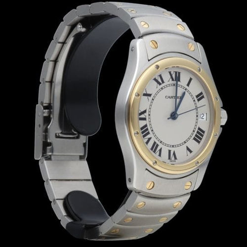 Montre Cartier Montre Santos Ronde 58 Facettes MT42315