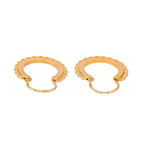 Boucles d'oreilles Boucles d'oreilles Créoles Or rose 58 Facettes 4137617CN