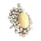 Collier Broche et pendentif contemporains en or, diamant et opale des années 1950 58 Facettes Q33B