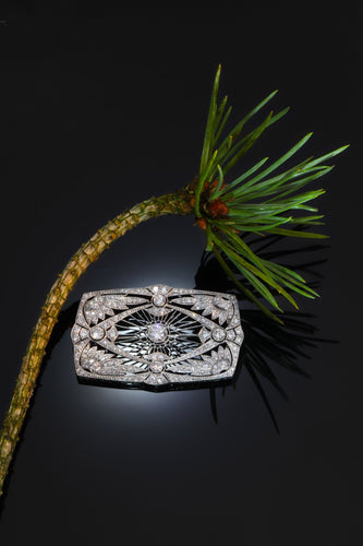 Broche Fusion élégante : broche édouardienne et Art déco 58 Facettes 20302-0004