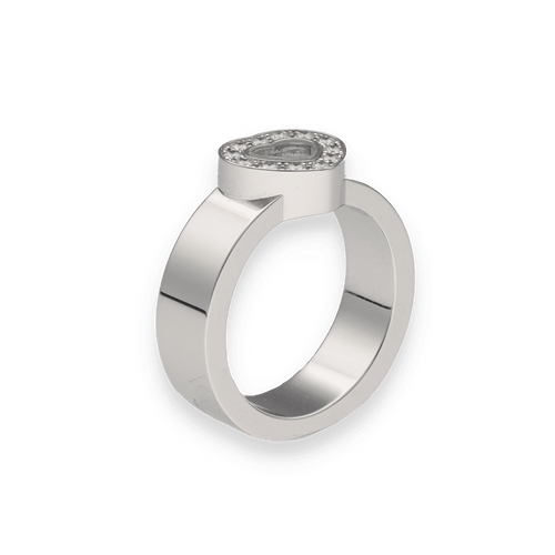 Bague Bague Chopard Happy Diamonds Or Gris 18k Diamants de 2021. Taille 53. Ref : 822936 58 Facettes