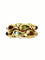 Bague 55 CHOPARD. Collection "Casmir", bague or et pierres de couleur 58 Facettes