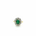 Bague 57 Bague Marguerite Emeraude et diamants 58 Facettes 1.0000330/1