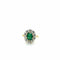Bague 57 Bague Marguerite Emeraude et diamants 58 Facettes 1.0000330/1
