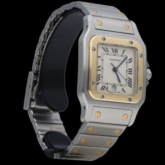 Montre Cartier Montre Santos De Cartier Galbee 58 Facettes MT40950