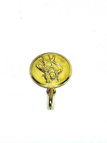 SAINT CHRISTOPHER-medalj i guld 