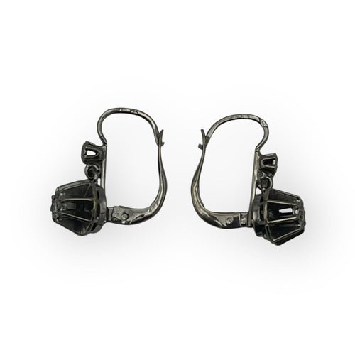 Brincos Brincos dormideira ouro branco, diamantes 