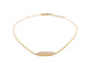 Bracelet bracelet CELINE line 460lq6gyd 15.5cm or jaune 18k diamants 0.06ct 58 Facettes 270278