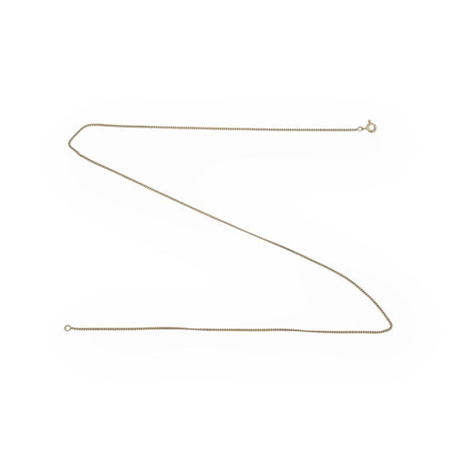 Collier Chaine or jaune gourmette 52.5 cm 58 Facettes 149062598