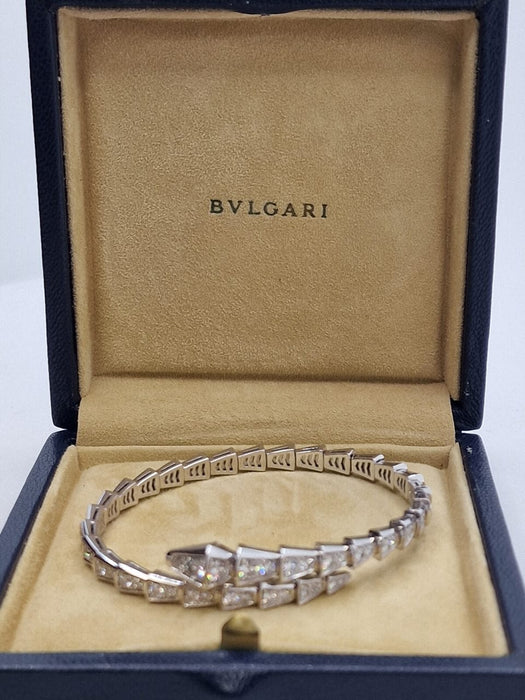 Bracelet Bvlgari - Bracelet Serpenti Vipère or blanc 58 Facettes