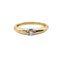 Bague 53 Bague solitaire en or jaune diamant 58 Facettes