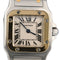 Montre Cartier Montre Santos De Cartier Galbee Pm 58 Facettes MT41458
