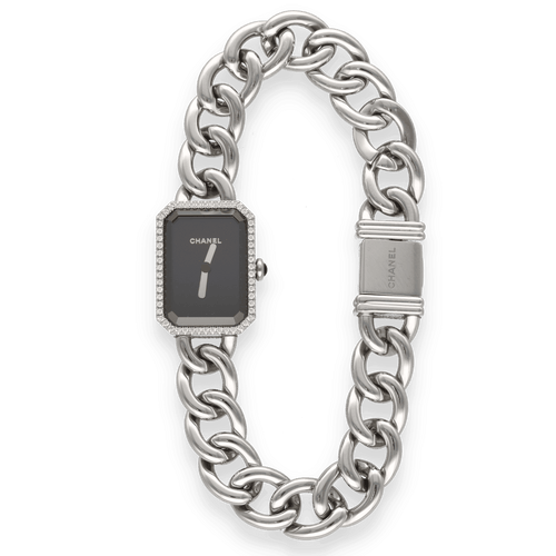 Montre Montre Chanel Première Chaîne avec diamants – Ref H7021 – Boîte & papiers 58 Facettes FB10331