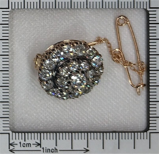 Broche Trésors sentimentaux : broche en diamant victorienne 58 Facettes 22241-0393