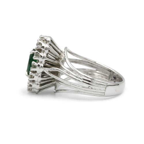 Bague 52 Bague or diamants émeraude 58 Facettes 230252R