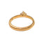 Bague 47.5 Bague solitaire en or jaune avec diamant 58 Facettes SN13