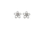 Boucles d'oreilles Oro Bianco Boucles d'oreilles en or blanc avec diamants 58 Facettes orc263