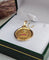 Pendentif Augis - Médaille d'amour en or jaune 18 carats, diamant et rubis 58 Facettes 444B
