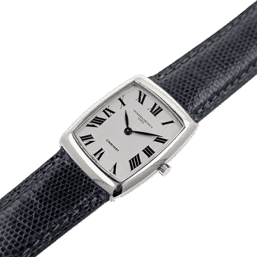 Bague RARE Vacheron Constantin for Chaumet 6990 18k White Gold Circa 1966 Rectangular Cushion 58 Facettes