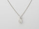 Collier Collier pendentif diamant poire 0,45ct en or blanc 58 Facettes 33409