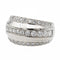 Bague 57 Chopard Bague Bandeau La Strada Or blanc Diamant 58 Facettes 2549311CN
