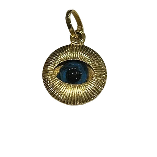 Pendentif Pendentif Oeil or jaune 58 Facettes LP730/3