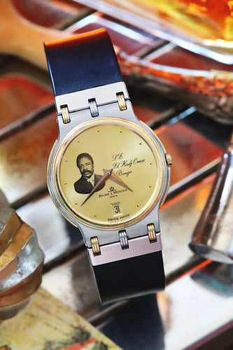 Montre Baume & Mercier - Montre 5125.037 Omar Bongo or jaune et acier 58 Facettes