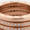 BULGARI - Bague B.Zero1 or rose diamants 58 Facettes