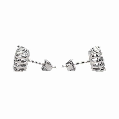 Boucles d'oreilles Boucles d'oreilles Puces Or blanc Diamant 58 Facettes 4061321CN
